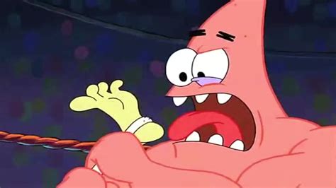 spongebob licking|spongebob's foot gets licked.